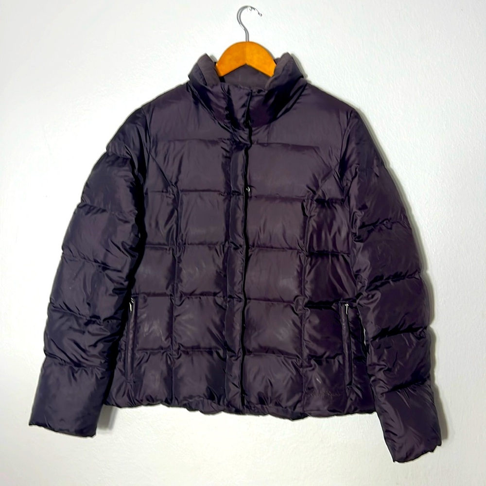 Eddie Bauer Womens EB700 Fill Power Premium Quality Goose Down Jacket Sz L VGUC